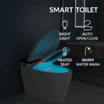 Toilettes intelligentes automatiques MLI modèle 609 — Couvercle à détection automatique, lavage instantané, séchage à l'air chaud, conception monobloc – Image 7