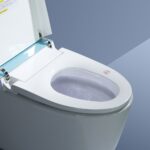 Toilettes intelligentes automatiques MLI modèle 609 — Couvercle à détection automatique, lavage instantané, séchage à l'air chaud, conception monobloc – Image 4