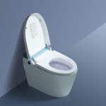 Toilettes intelligentes automatiques MLI modèle 609 — Couvercle à détection automatique, lavage instantané, séchage à l'air chaud, conception monobloc – Image 2