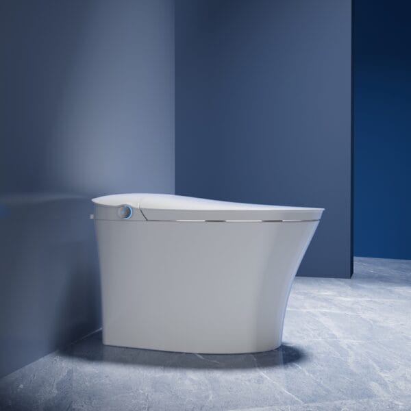 MLI Automatique Toilettes intelligentes Modèle 617 — Détection automatique du couvercle, lavage instantané, séchage à l'air chaud, conception monobloc