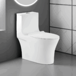 MLI Siphonic Toilet Model B9119 — Super Swirl Flush, Oversized Valve, Fully Glazed Drainage, 360° Double-Fired Glaze
