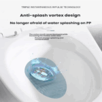 MLI Siphonic Toilet Model B9159 — 5-Stage Cyclone Flush, 360° Vortex Flush, Frameless Design - Image 7