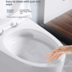MLI Siphonic Toilet Model B9119 — Super Swirl Flush, Oversized Valve, Fully Glazed Drainage, 360° Double-Fired Glaze – Image 7