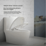 MLI Siphonic Toilet Model B983 — Silent Drainage, Anti-Splash Design, Fully Glazed Trapway - Image 9