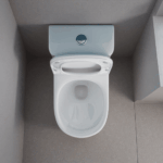 MLI Siphonic Toilet Model B9159 — 5-Stage Cyclone Flush, 360° Vortex Flush, Frameless Design - Image 3