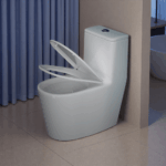 MLI Siphonic Toilet Model B983 — Silent Drainage, Anti-Splash Design, Fully Glazed Trapway - Image 5